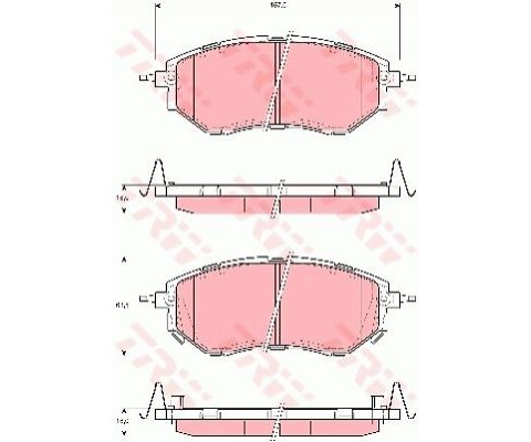 ÖN BALATA FORESTER 13 LEGACY IV 08-09