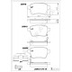 ARKA FREN BALATASI OPEL CORSA E 14>19 ADAM 14>19 15 JANT RPO J67 FIAT EGEA 16> 500L 13> 264mm