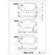 ARKA FREN BALATA RENAULT KADJAR 15> KOLEOS II 18> / NISSAN QASHQAI 1.6L Dci R9M dizel 11-> / X-TRAIL 1.6L Dci T32 12->