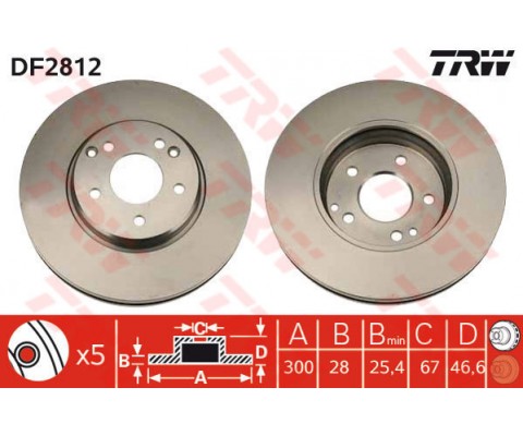FREN DISKI ON MERCEDES W203 CL203 C209 W210 R170