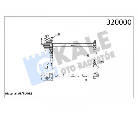 MOTOR SU RADYATORU MERCEDES SPRINTER B901>B904 MANUEL SANZIMAN