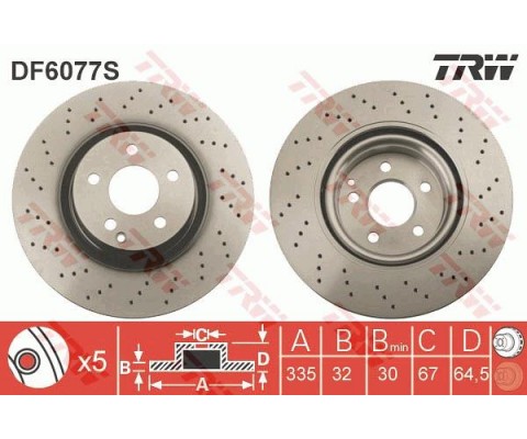 FREN DISKI ON MERCEDES S-CLASS W221 C216
