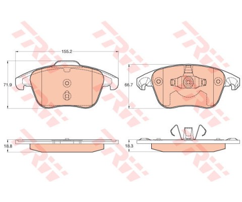 ÖN FREN BALATASI CORSA F e 19 MOKKA e 20 208 19 2008 19 C4 20 DS3 18