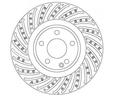 FREN DISKI ON MERCEDES W176 W246 C117 X117 X156