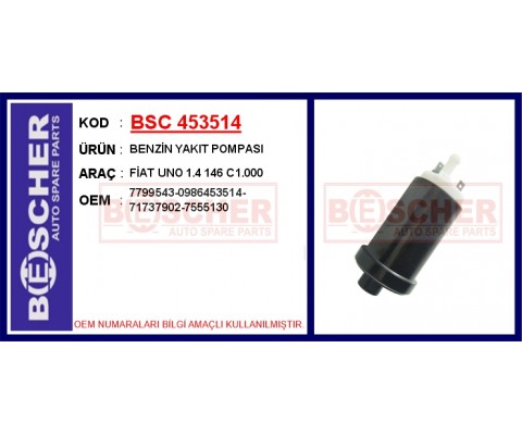 BENZİN YAKIT POMPASI FİAT UNO 1.4 146 C1.000