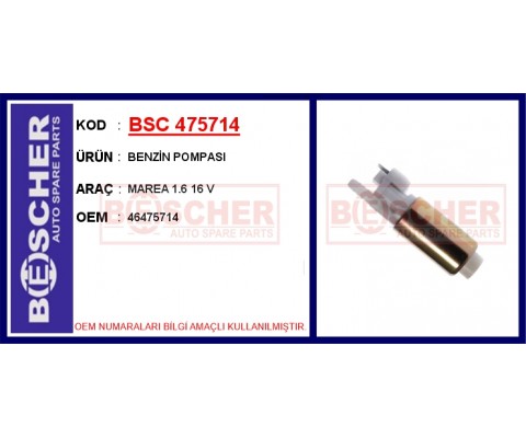 BENZİN POMPASI MAREA 1.6 16 V