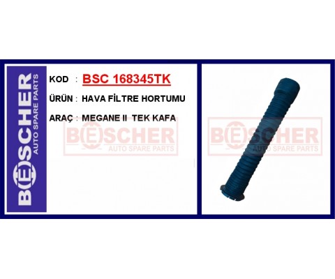 HAVA FİLTRE HORTUMU MEGANE II TEK KAFA