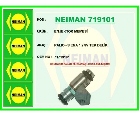 ENJEKTOR MEMESİ PALIO - SIENA 1.2 8V TEK DELİK