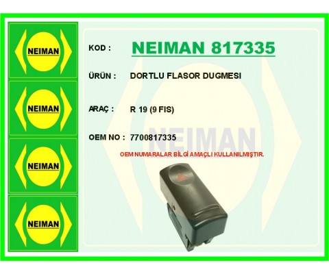 DORTLU FLASOR DUGMESI R 19 9 FIS