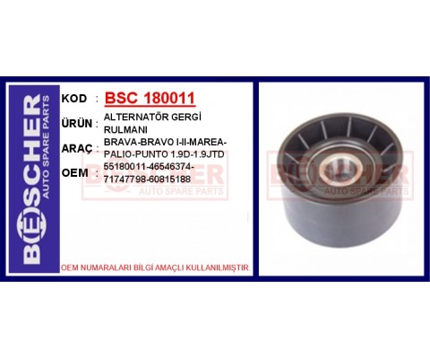 ALTERNATÖR GERGİ RULMANI BRAVA-BRAVO I-II-MAREA-PALIO-PUNTO 1.9D-1.9JTD