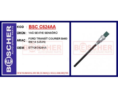YAĞ SEVİYE İKAZ SENSÖRÜ FORD COURİER-FİESTA-FOCUS-MONDEO-KUGA 18> 1.5 TDCİ