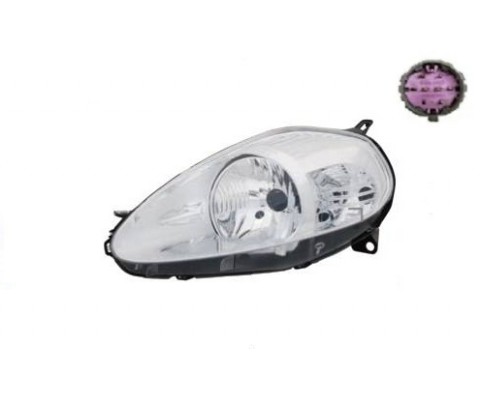 20-A850-B5-2B F.GRANDE PUNTO ÖN FAR EL.MOT.KROM MOR SOKET UYUMLU LH.08-09