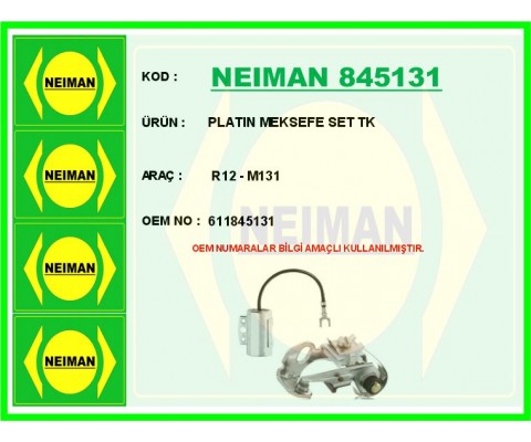PLATIN MEKSEFE SET TK R12 - M131