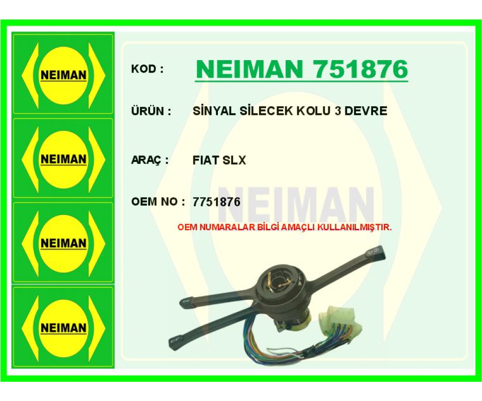 SİNYAL SİLECEK KOLU M131 SLX 3 DEVRE