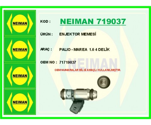 ENJEKTOR MEMESİ PALIO - MAREA 1.6 4 DELİK
