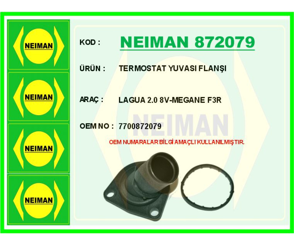 TERMOSTAT YUVASI FLANŞI LAGUA 2.0 8V-MEGANE F3R