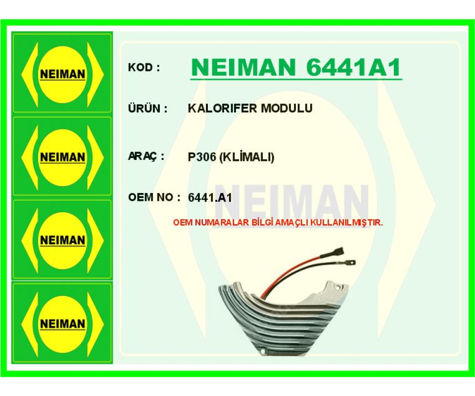 KALORIFER MODULU P306 KLİMALI