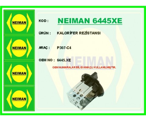 KALORİFER REZİSTANSI P307-C4