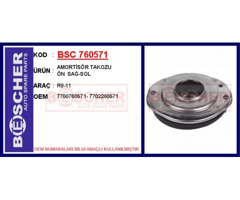 AMORTİSÖR TAKOZU ÖN SAĞ-SOL R9-11