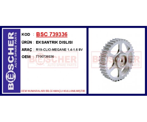 EKSANTRIK DISLISI R19-CLIO-MEGANE 1.4-1.6 8V