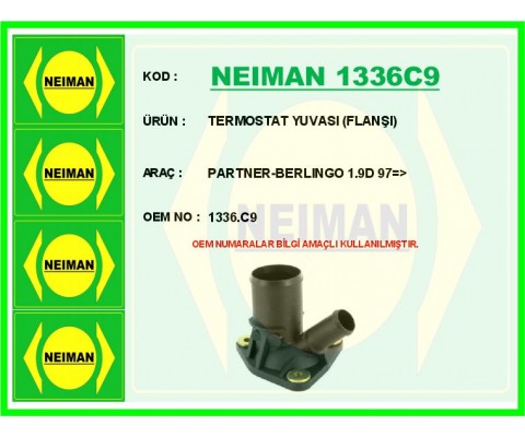TERMOSTAT YUVASI FLANŞI PARTNER-BERLINGO 1.9D 97 >