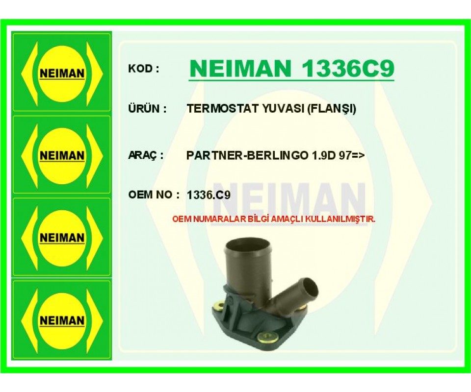 TERMOSTAT YUVASI FLANŞI PARTNER-BERLINGO 1.9D 97 >
