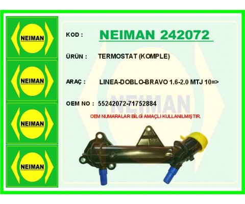 TERMOSTAT KOMPLE LINEA-DOBLO-BRAVO 1.6-2.0 MTJ 10 >