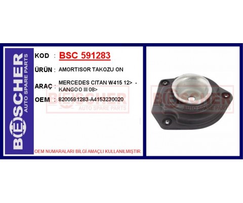 AMORTISOR TAKOZU ON MERCEDES CITAN W415 12> - KANGOO III 08>