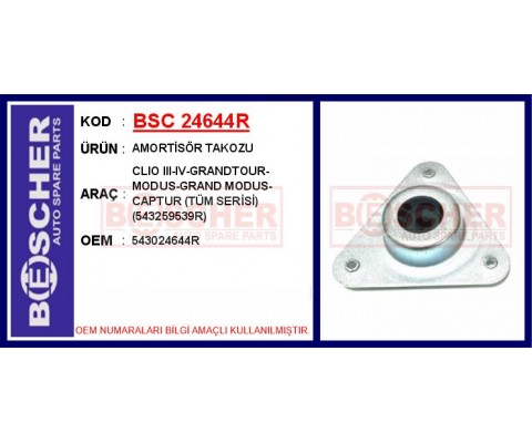 AMORTİSÖR TAKOZU CLIO III-IV-GRANDTOUR-MODUS-GRAND MODUS-CAPTUR TÜM SERİSİ 543259539R