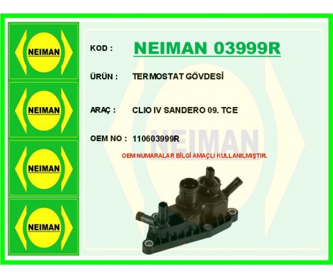 TERMOSTAT GÖVDESİ CLIO IV SANDERO 09. TCE