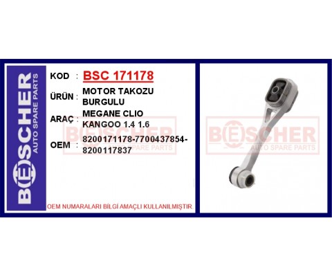 MOTOR TAKOZU BURGULU MEGANE CLİO KANGOO 1.4 1.6