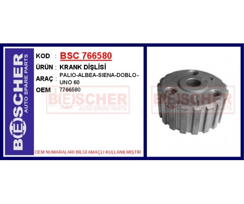 KRANK DİŞLİSİ PALIO-ALBEA-SIENA-DOBLO-UNO 60