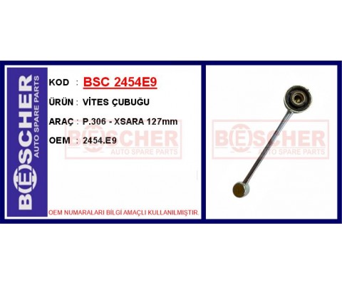VİTES ÇUBUĞU P.306 - XSARA 127mm