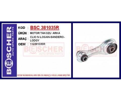 MOTOR TAKOZU CAPTUR 13> CLIO IV 12> SYMBOL III 14> EXPRESS 21> SANDERO II 12> LOGAN II 12> DOKKER 0. 9 TCE 1.2 TCE 1.5 DCI 1.6