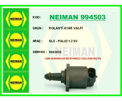 ROLANTİ AYAR VALFİ SLX - PALIO 1.2 8V