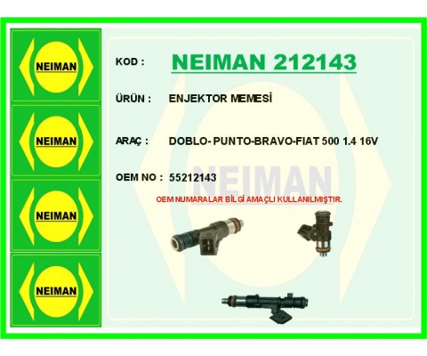 ENJEKTOR MEMESİ DOBLO- PUNTO-BRAVO-FIAT 500 1.4 16V