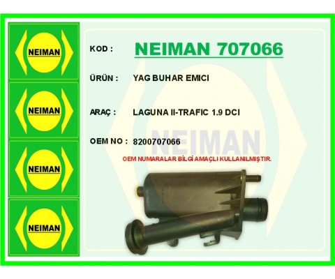 YAG BUHAR EMICI LAGUNA II-TRAFIC 1.9 DCI