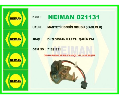 MANYETIK BOBIN GRUBU KABLOLU DKS DOGAN KARTAL SAHIN EM