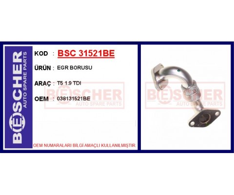 EGR BORUSU T5 1.9 TDI