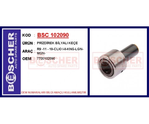 PRİZDİREK BİLYALI KEÇE R9 -11 - 19-CLIO I-II-KNG-LGN-MGN-