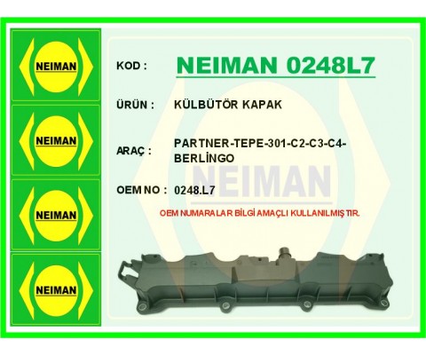 MOTOR ÜST KAPAĞI KÜLBÜTÖR GİRİŞ-EMME PARTNER II-BERLINGO-P206-P207 P301-P306-P307-P308-C2-C3-C4- XSARA TU5JP4