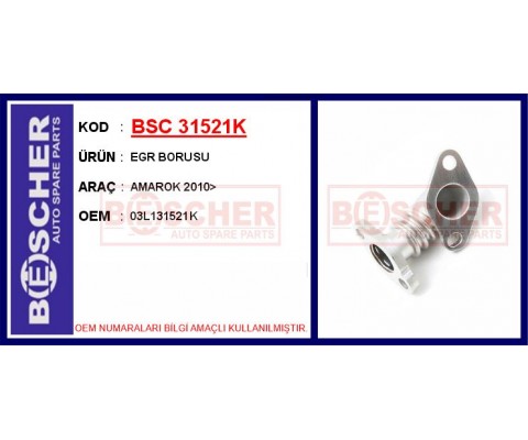 EGR BORUSU AMAROK 2010>