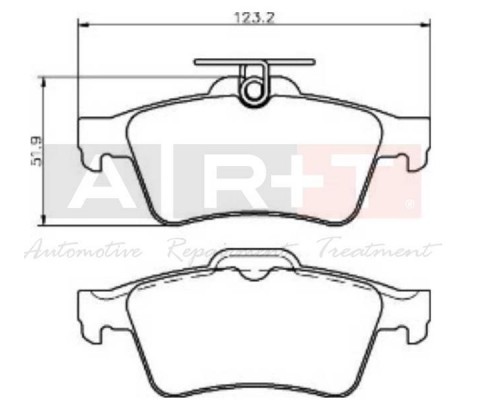 ARKA BALATA FOCUS II CMAX 03> CONNECT 02> LAGUNA III 07> OPEL VECTRA C 02> SIGNUM 03> CITROEN C5 08> PEUGEOT P508 10>18 1647875980-4254.A8