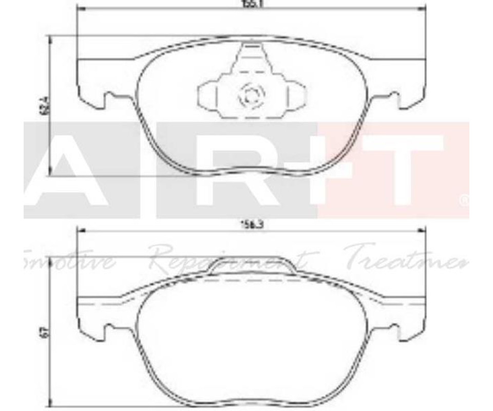 ÖN BALATA FOCUS 04>18 CMAX 07>19 KUGA I -II 08>14 VOLVO V40 19> C30 06>12 S70 08>13S40 04>12 V50 04>12 MAZDA 3 03>09 5 05>09