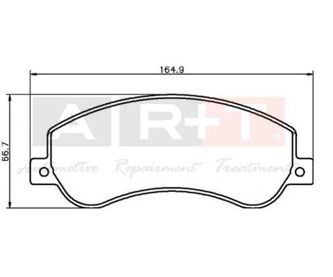 ON FREN BALATASI TRANSIT V348 06>14 A.CEKER 11 /> VW AMAROK 2.0TDI 10> FİŞLİ