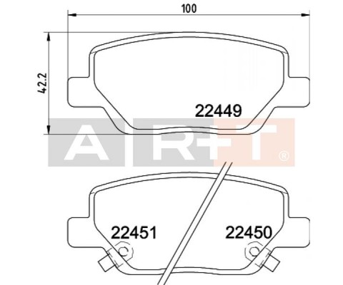 ARKA BALATA FIAT EGEA 16> 1.3D MTJ 1.4 1.6E-TORQ 1.6D MTJ