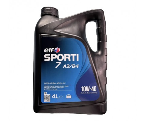 MOTOR YAĞI ELF SPORTI 7 A3/B4 10W40 3B 4 LİTRE