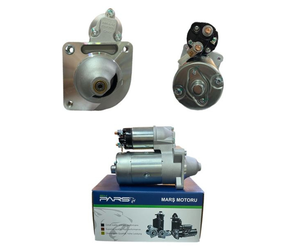MARS MOTORU 12V 9 DIS 0.9 KW MAKO TIP FIAT TEMPRA DOGAN SLX TIPO 63223031 STR3031