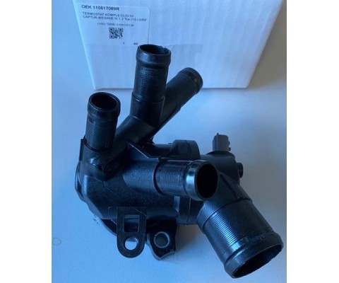TERMOSTAT 95 C KOMPLE RENAULT CLIO IV 12> CAPTUR 13>MEGANE IV 15> DACIA DUSTER 13> DOKKER 12> NISS AN QASHQAI II J11 15> 1.2 TCe H5F