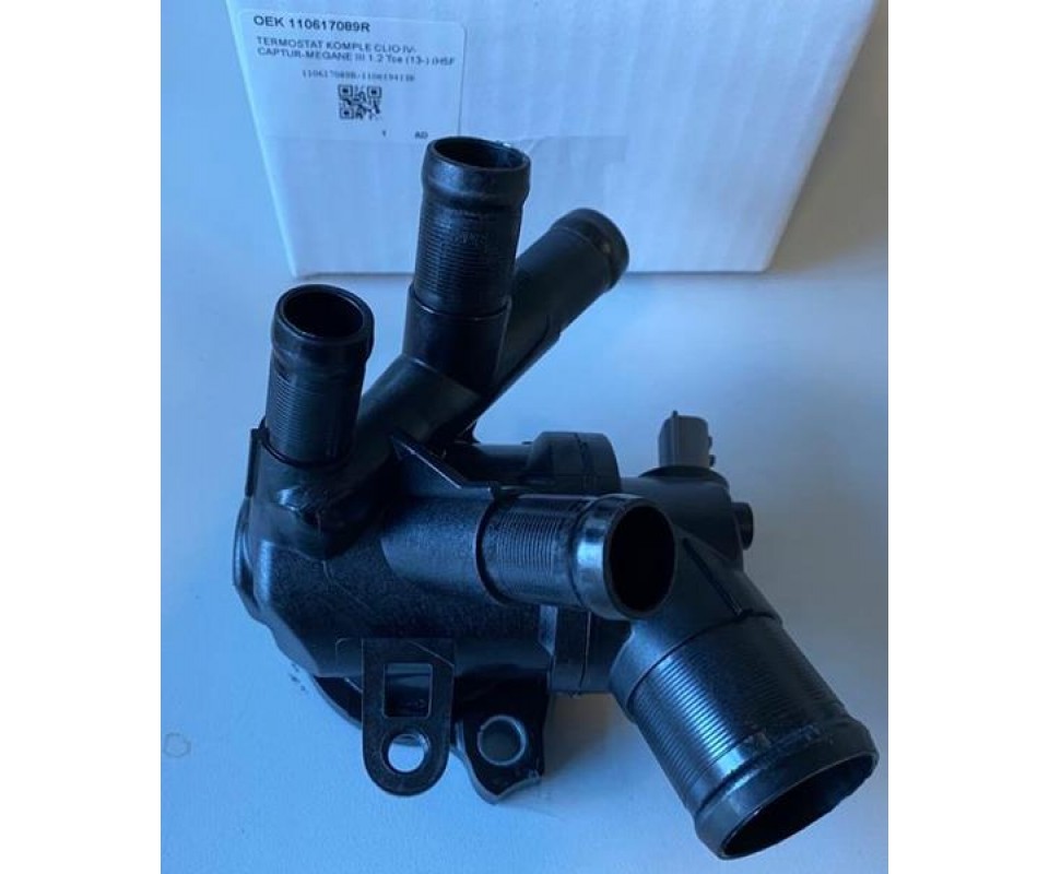 TERMOSTAT 95 C KOMPLE RENAULT CLIO IV 12> CAPTUR 13>MEGANE IV 15> DACIA DUSTER 13> DOKKER 12> NISS AN QASHQAI II J11 15> 1.2 TCe H5F